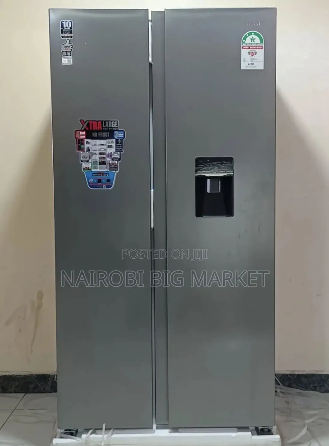 442 Litres Mika 2 Door, No Frost, With Water Dispenser Refrigerator