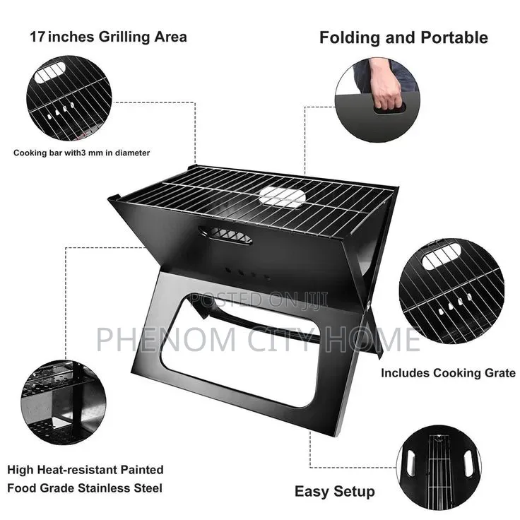 X Type Portable Charcoal Grill