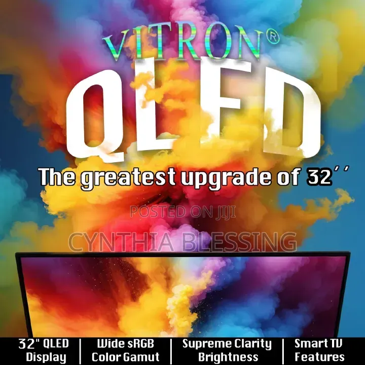 Vitron 32 Inches Qled Tv Frameless Smart Tv