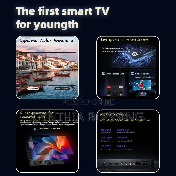 Vitron 32 Inches Qled Tv Frameless Smart Tv