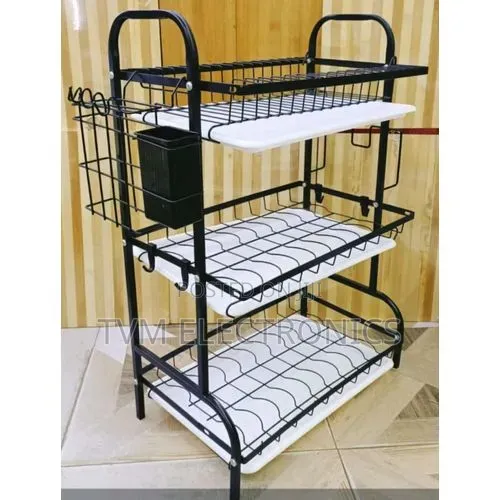 Executive Carbon Black Advanced 3 Layer Dish Rack