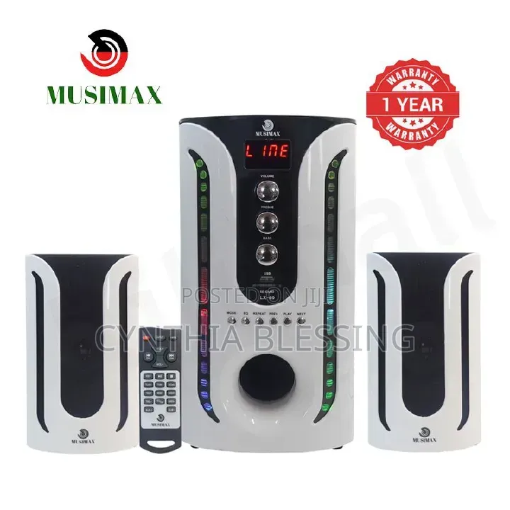 Musimax 2.1 Ch Multimedia Bluetooth Speaker System Lx60