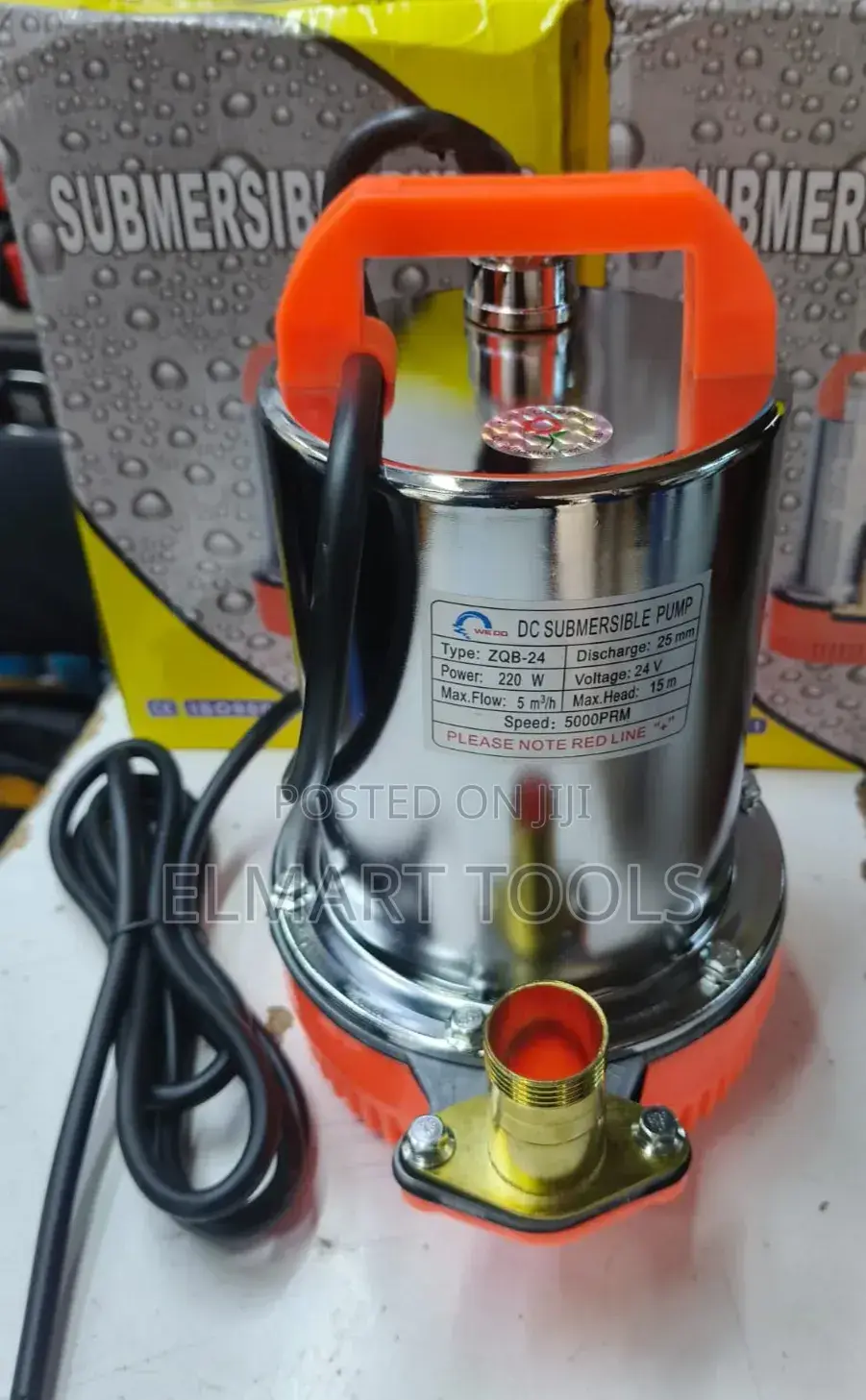 Dc Submersible Pump/Solar Pump 24v