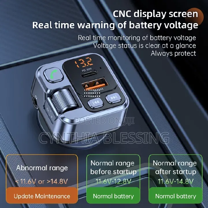 Bluetooth 5.1 Car Usb Phone Charger