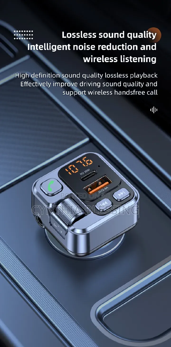 Bluetooth 5.1 Car Usb Phone Charger