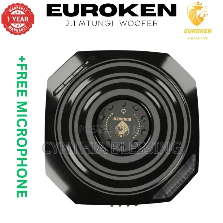 New Euroken Mtungi Ek-607 2.1 Ch Subwoofer Speaker