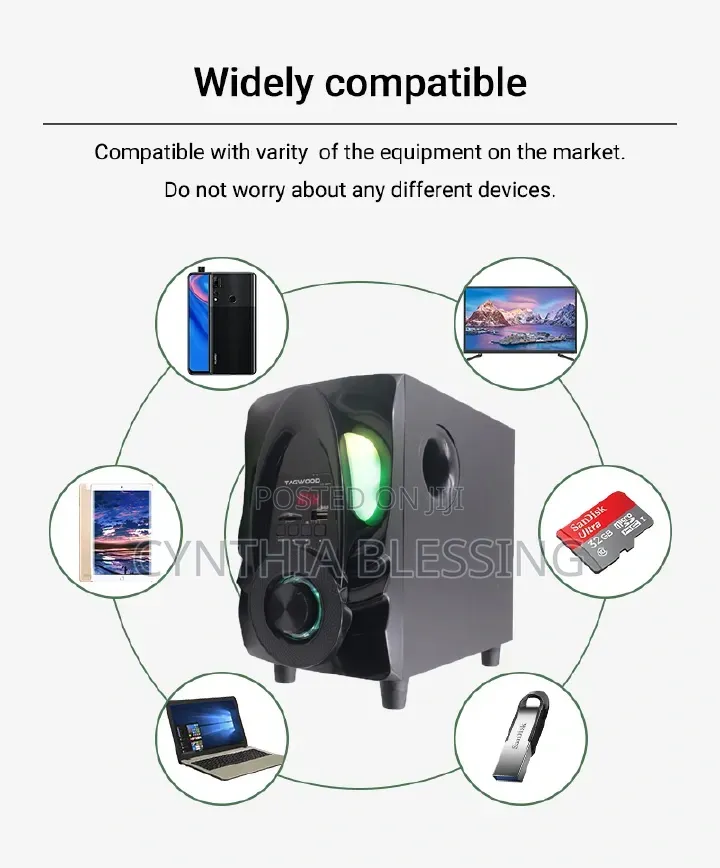 Tagwood Ls 421h 2.1ch 6000 Watts Woofer Speaker