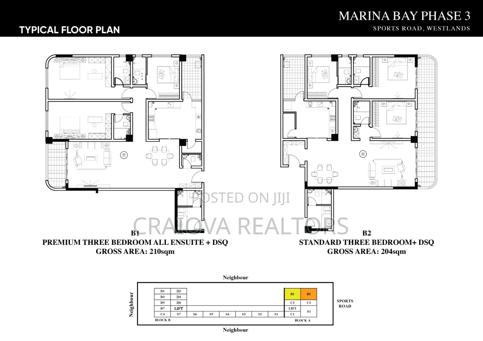 4bdrm Apartment in Raphta Road Area for sale