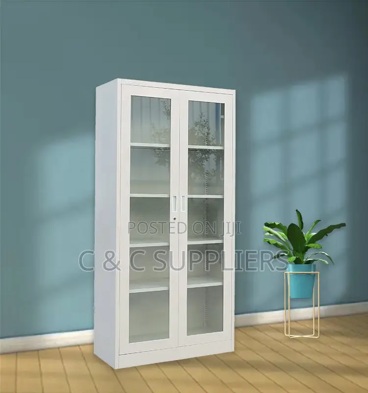 2-Door Full Glass Cabinet