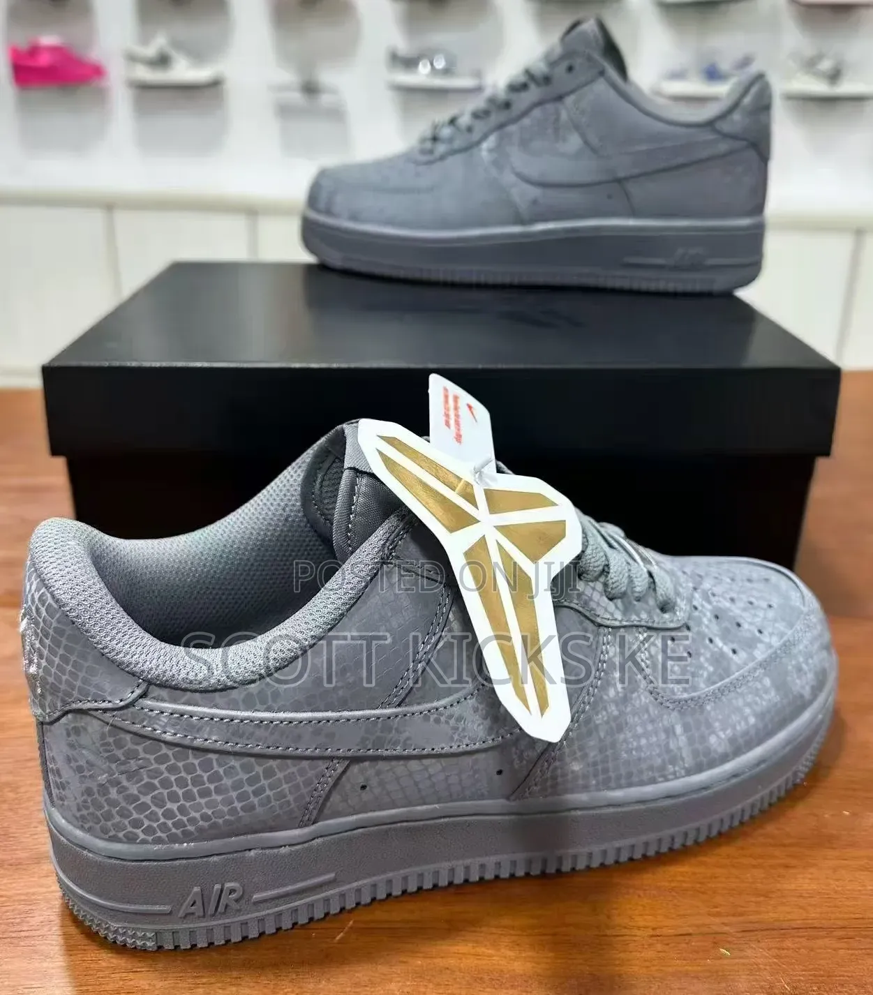 Nike Air Force 1 Low Kobe Bryant Forever "Cool Grey"