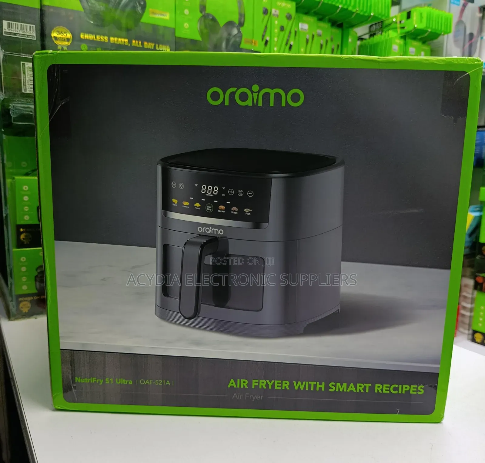 Oraimo Smartairfryer Grill 3.5l 1500w Touch Control Air Fryer