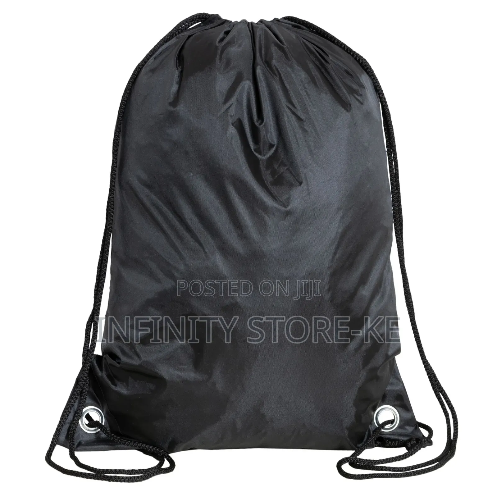 Waterproof Black Pull String Back Bag