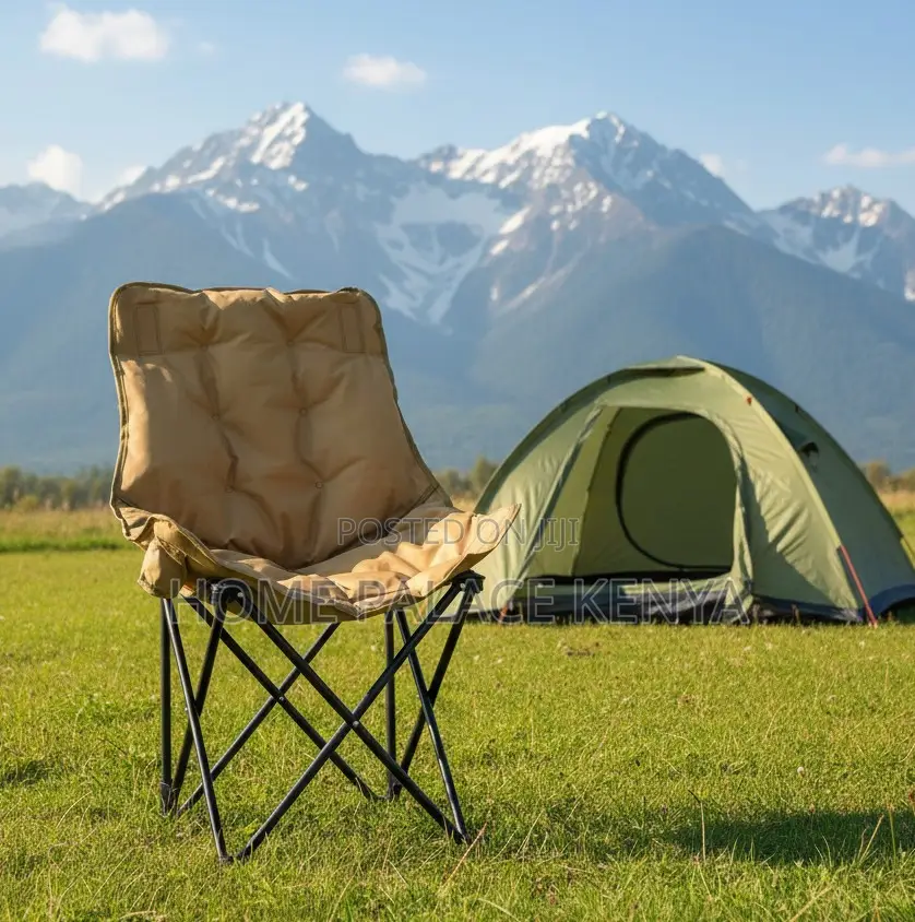Camping Chair: Ultra Light Soft Cushion Moon Chair