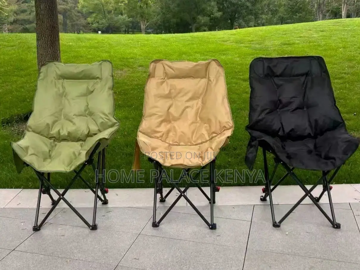 Camping Chair: Ultra Light Soft Cushion Moon Chair