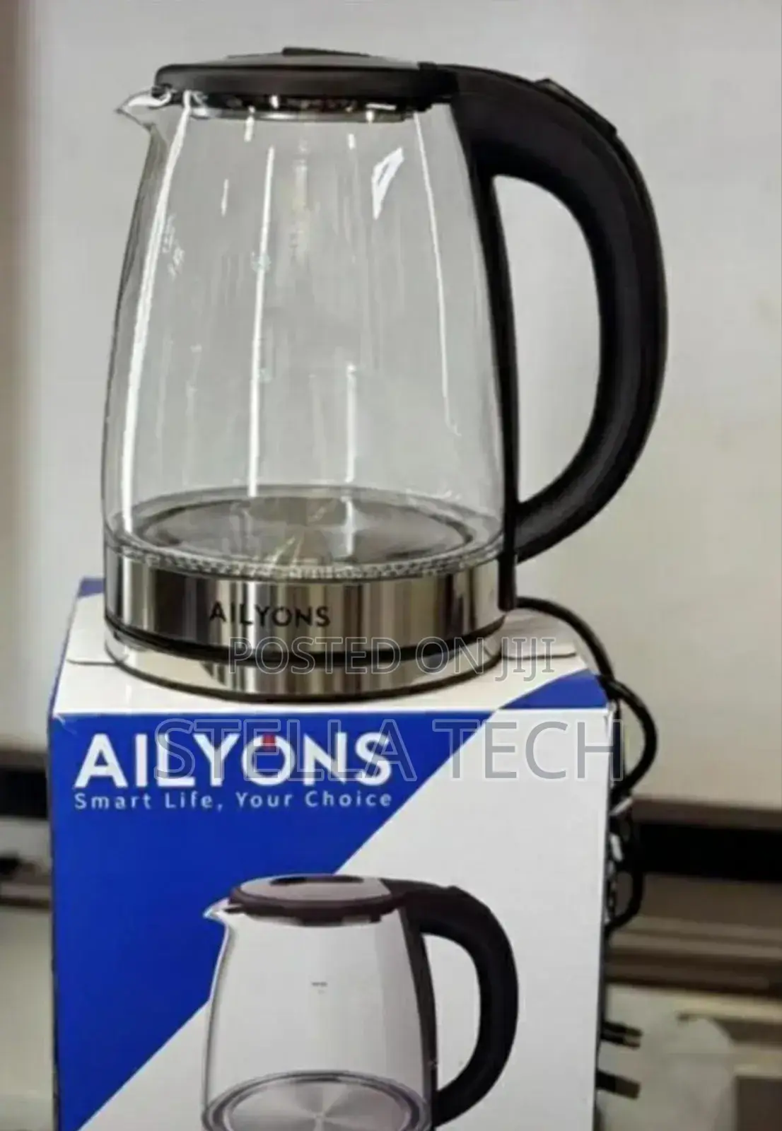1.8ltr Ailyons Transparent Kettle