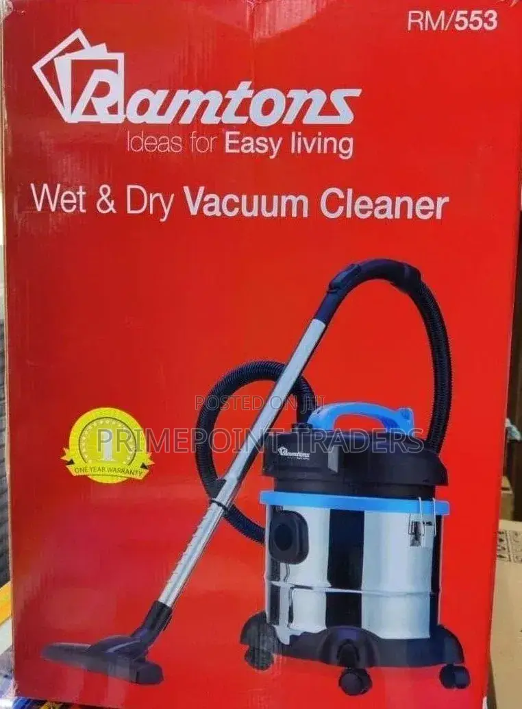 Ramtons Vacuum Cleaner 21 Litres,Powerful 1400w Motor for Deep Cleanin