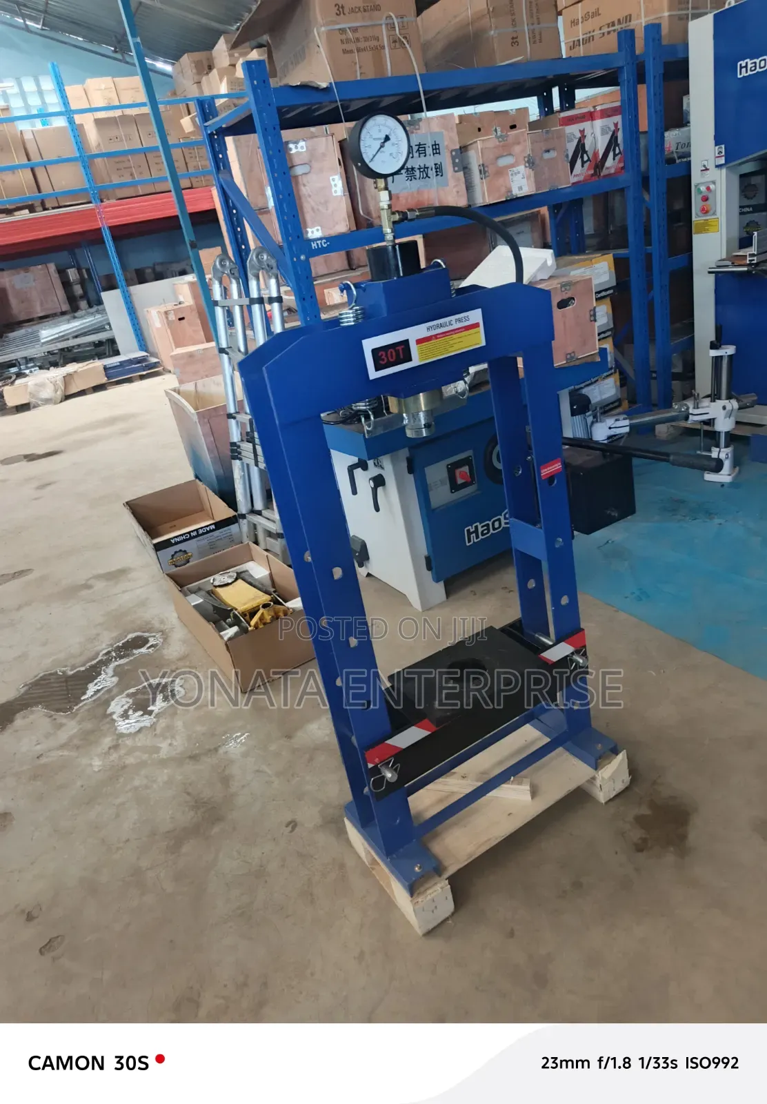 Professional 30t Hydraulic Press Machine With Gauge