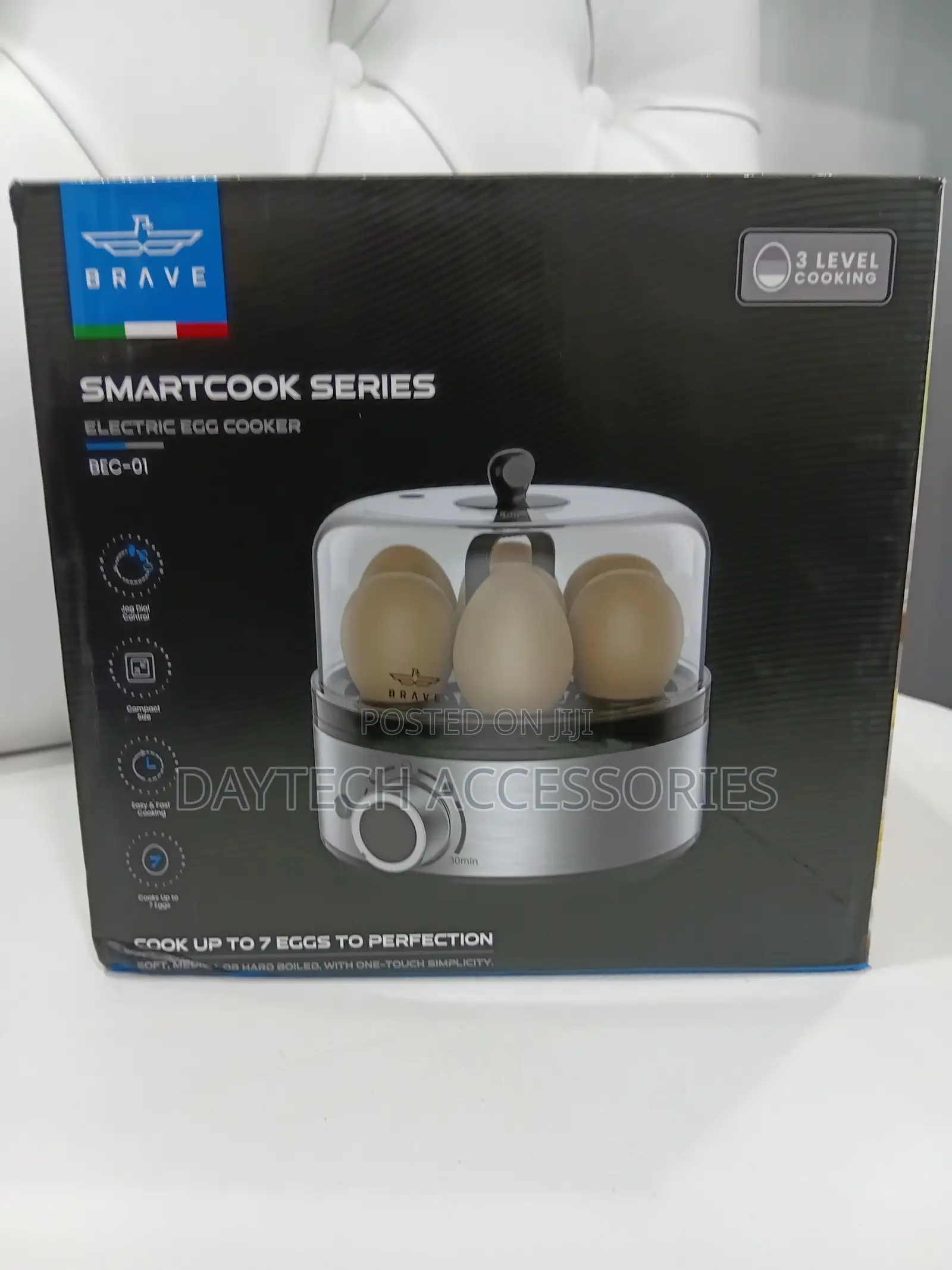 This Is a Brave Smartcook Series Bec-01 Electric Egg Cooker.