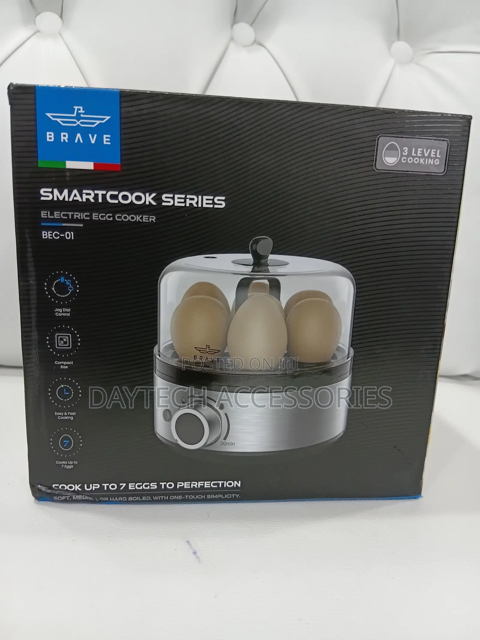 Brave Smart Electric Egg Cooker Boiler 7-Egg - Bec-01