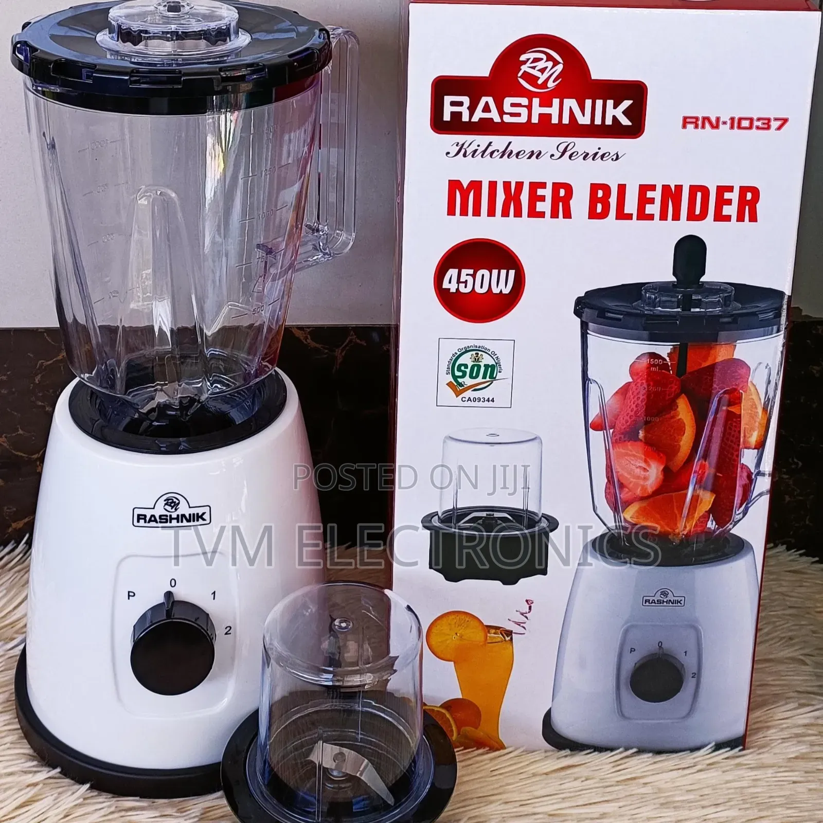 Rashnik 2 in 1 Blender With Grinding Machine