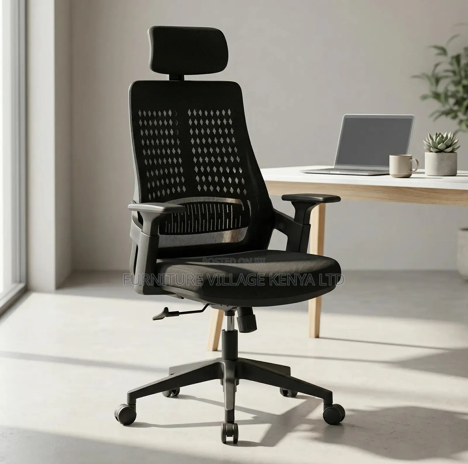 Strong Mesh High-Back Office Chair
