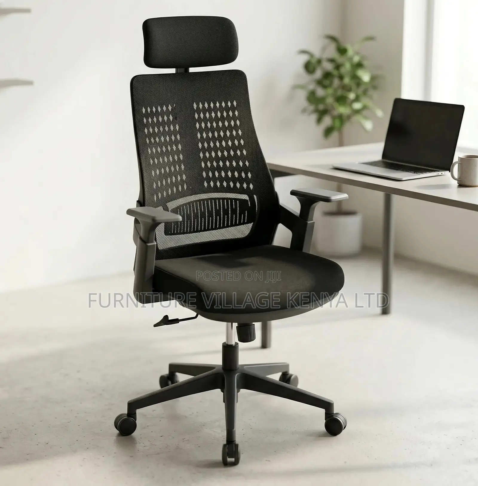 Strong Mesh High-Back Office Chair