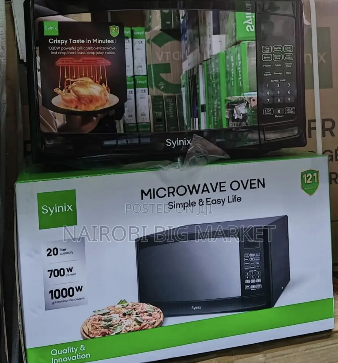Syinix Microwave 20l With Grill