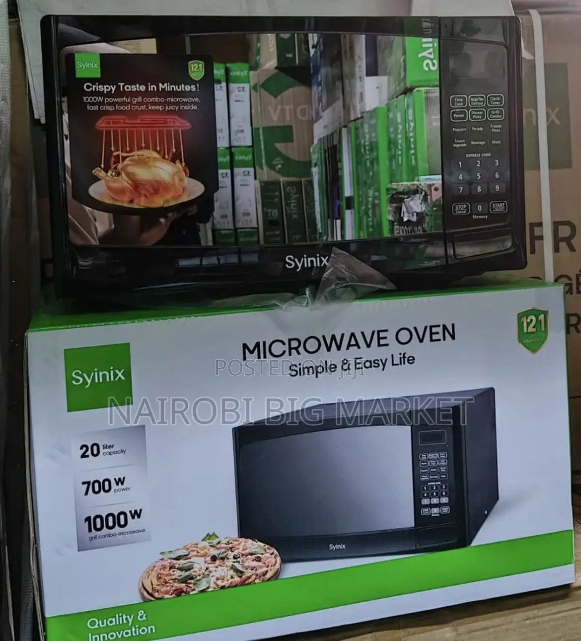Syinix Microwave 20l With Grill