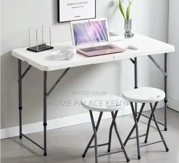 Outdoor Table: Rectangular Metal Steel Blow Moulding Table