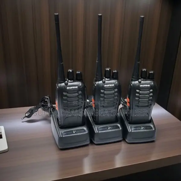 Baofeng Bf-888s Walkie Talkie Security Radio 5km Coverage With Battery