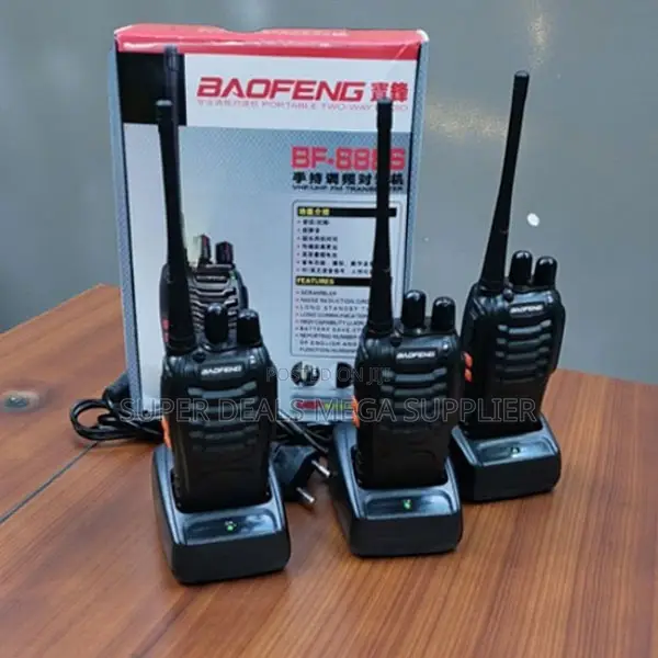 Baofeng Bf-888s Walkie Talkie With Battery and Clear Voice Calls