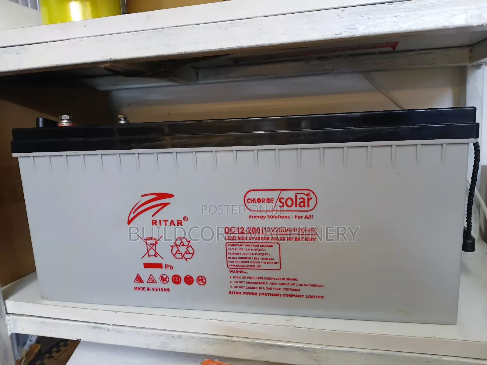 200ah Ritar Chloride Solar Battery