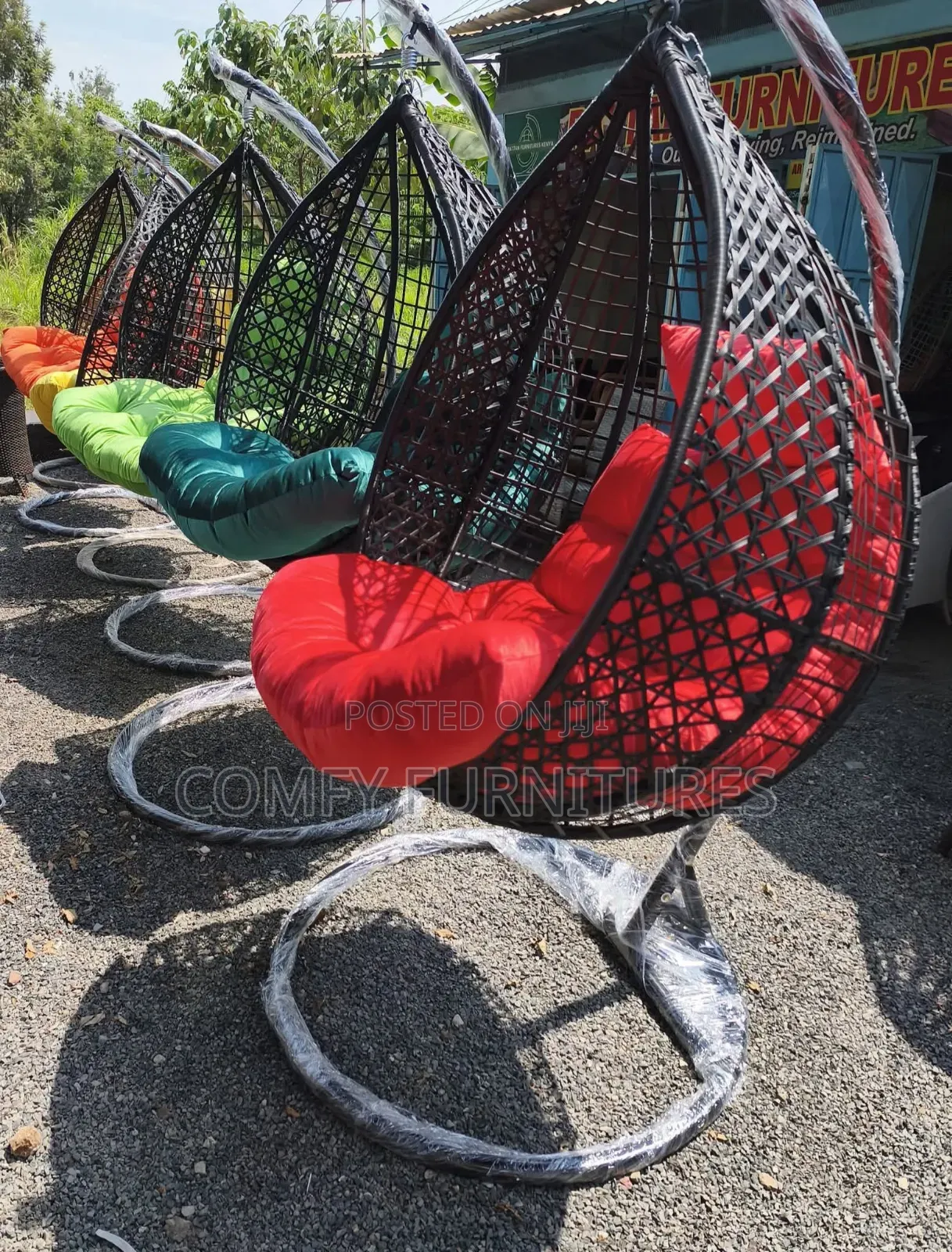 Brown Garden Swing Seat Hammock Swings