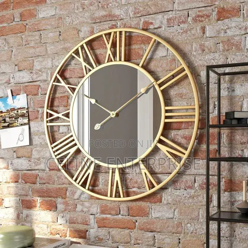 Creative Wall Clock With Mirror