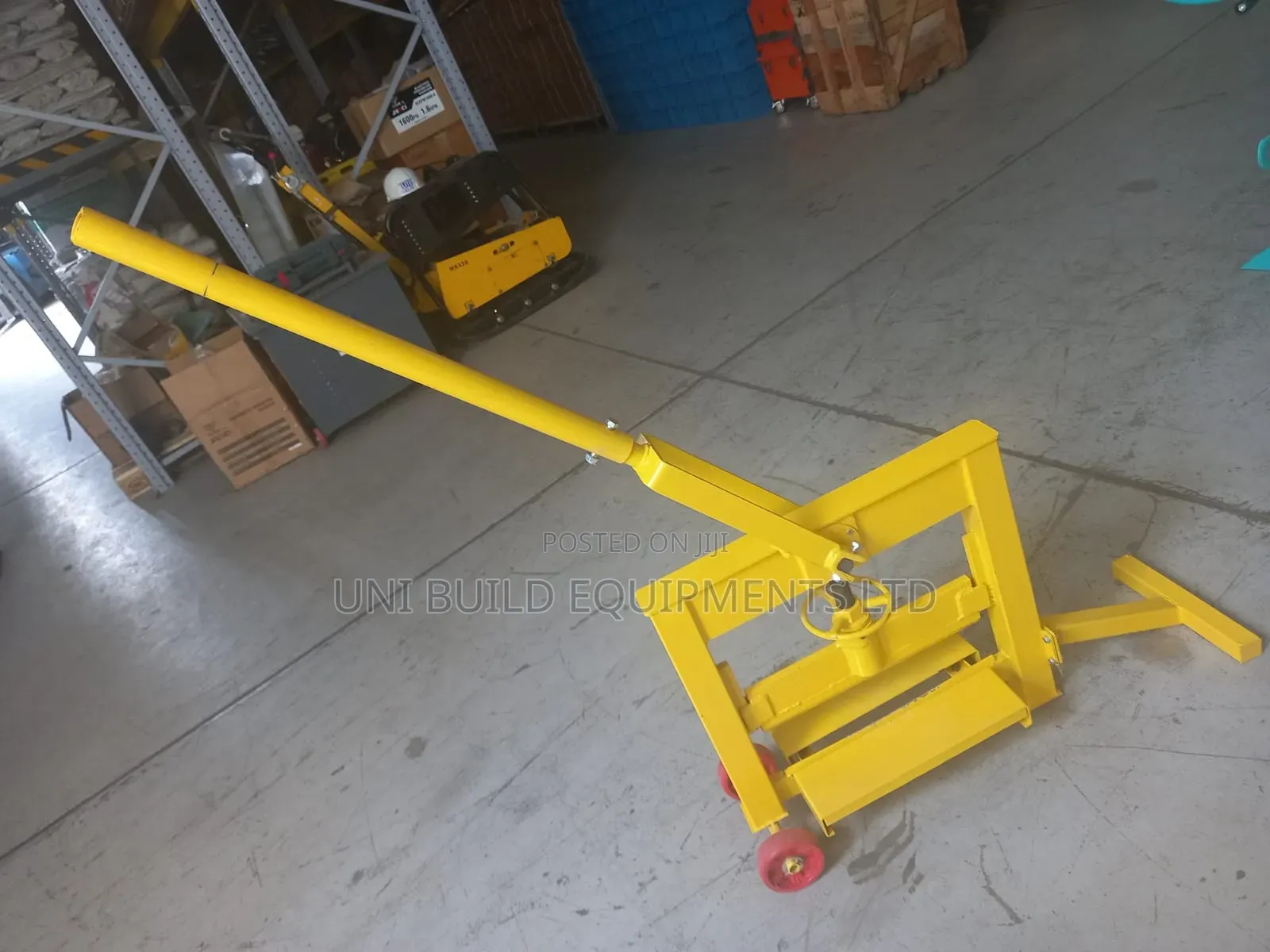 Manual Block Splitting Machine (Yellow)