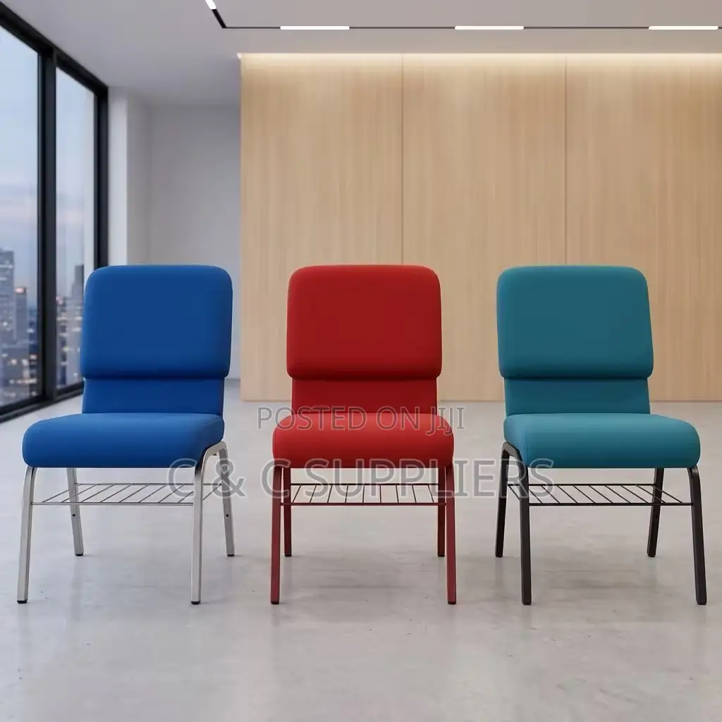 Modern Fabric Church Chair