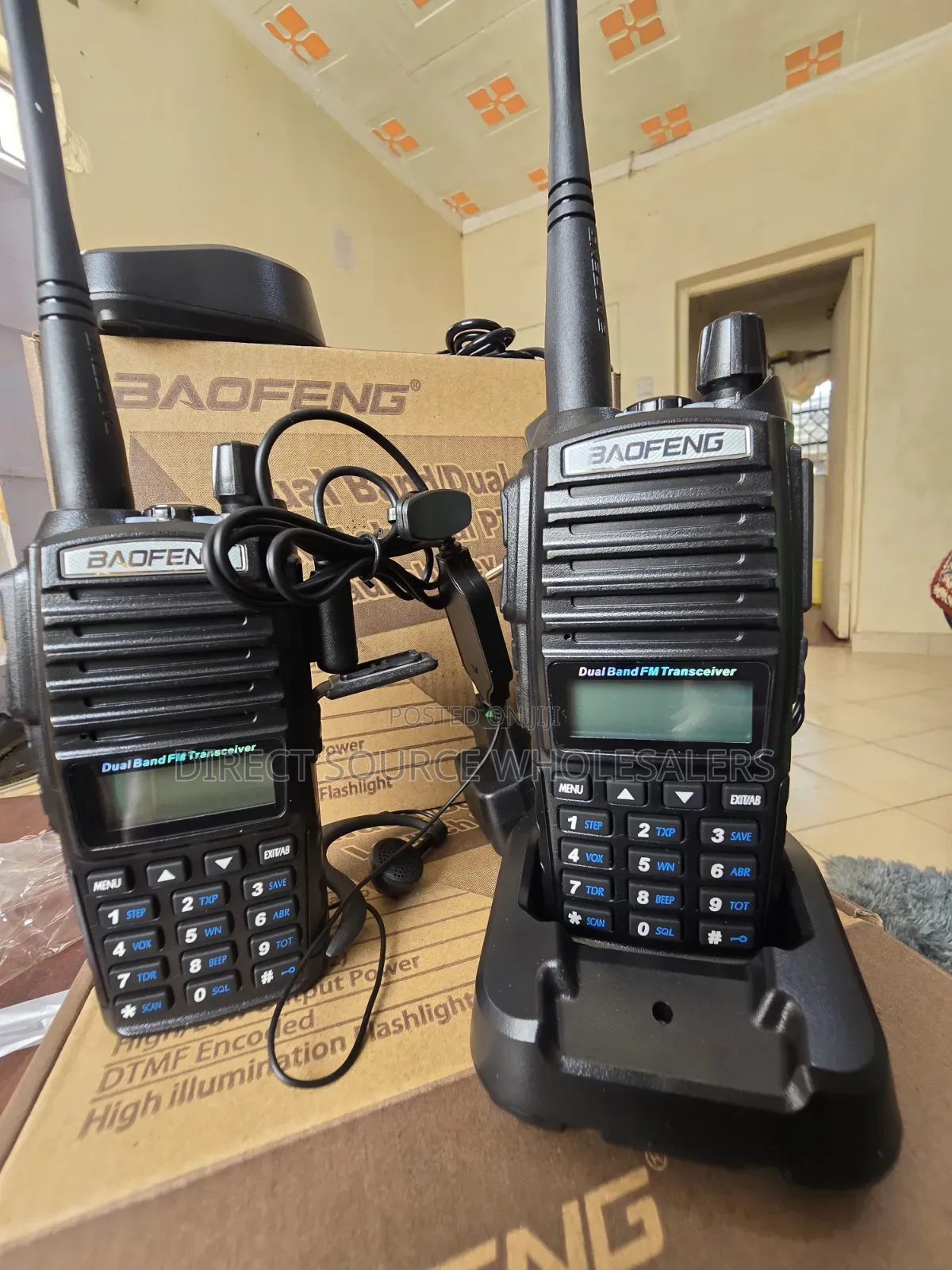 Premium Baofeng Dual Band Handheld Radio Rechargeable