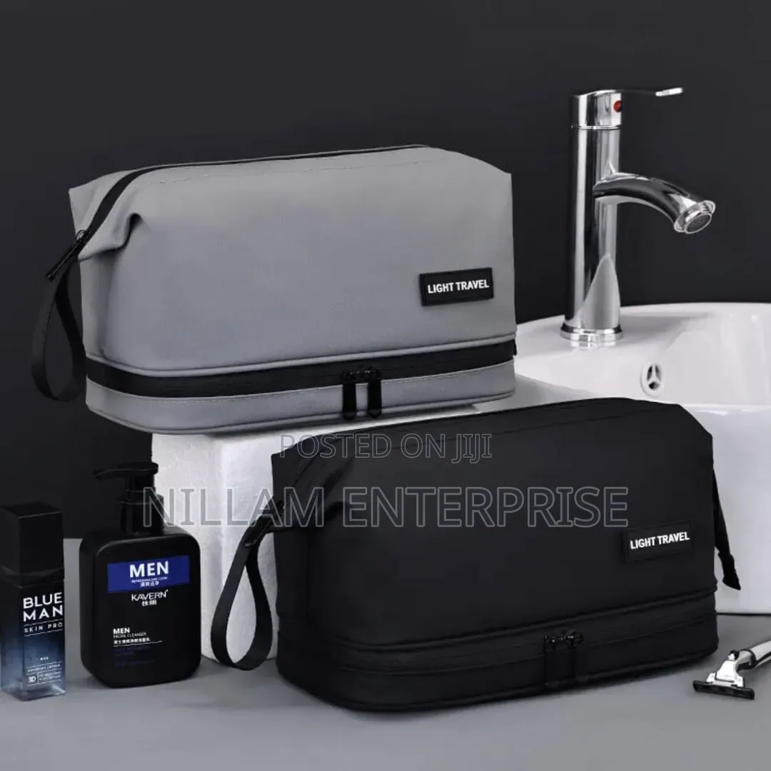 Double Layer Portable Travel Cosmetic Bag