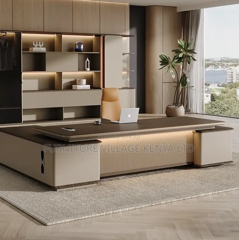 240cm Executive L-Shaped Executive Office Desk