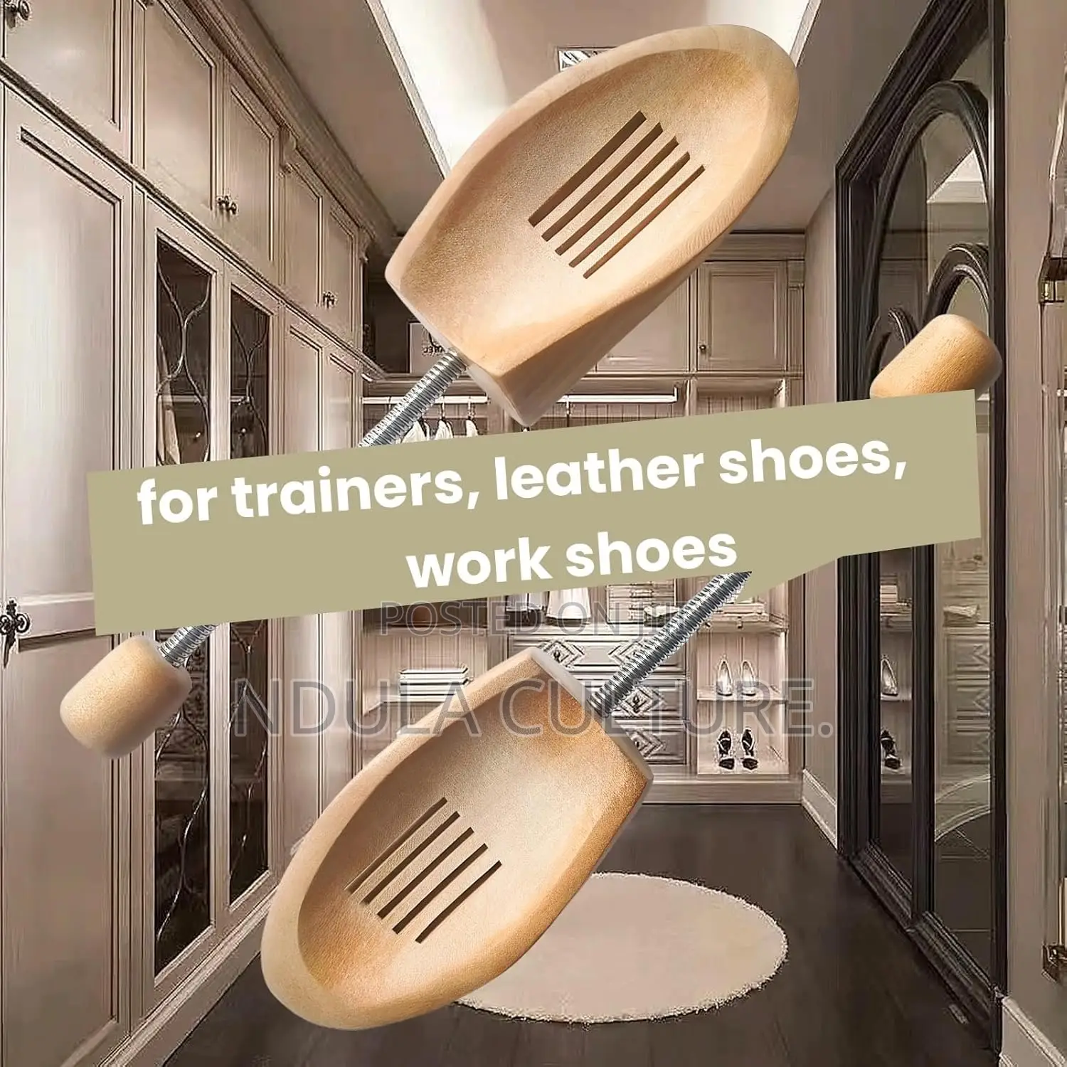 Wooden Shoe Trees ( S-M- L )