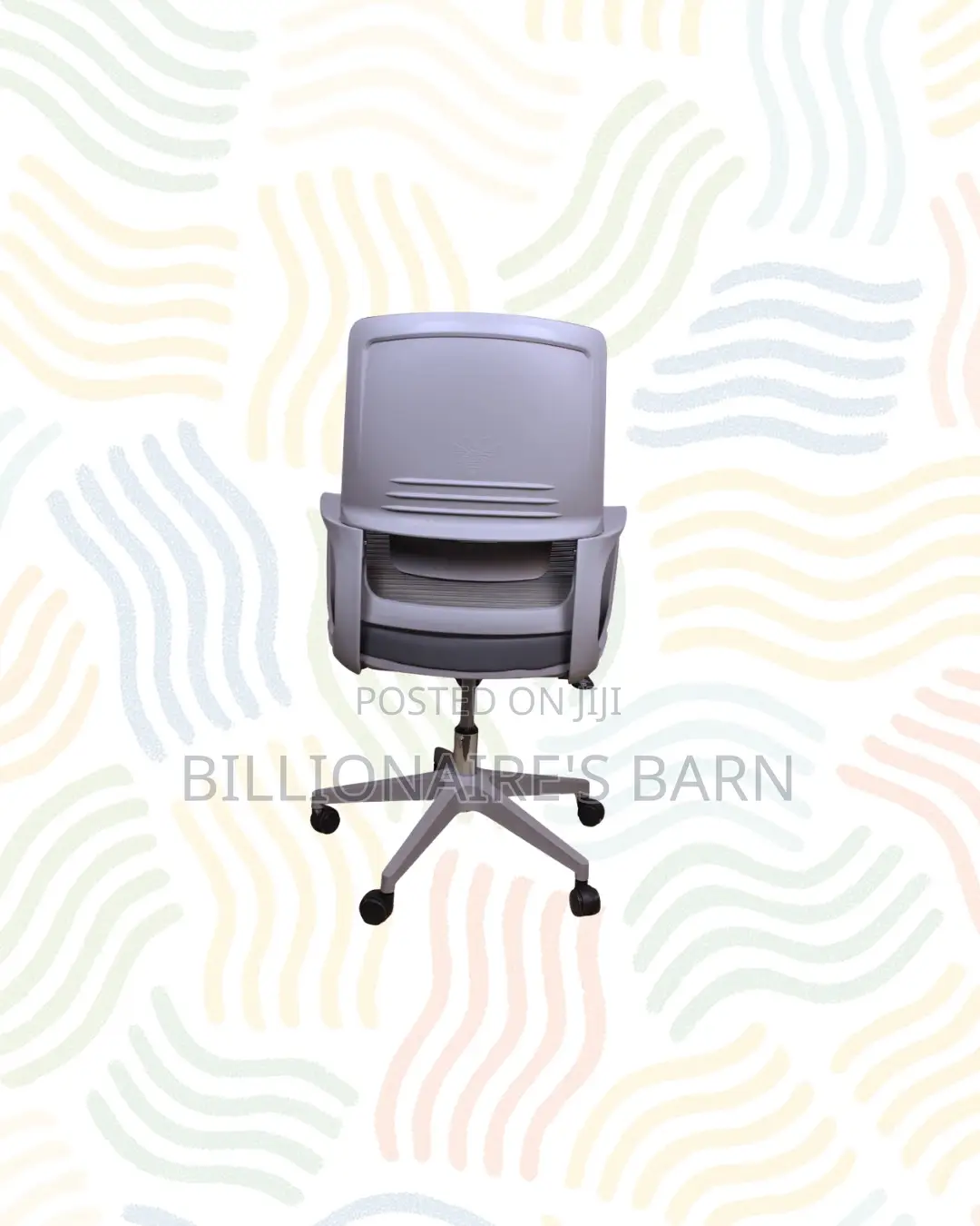 Practical Grey Mid Back Mesh Office Chair for Daily Office Comfort