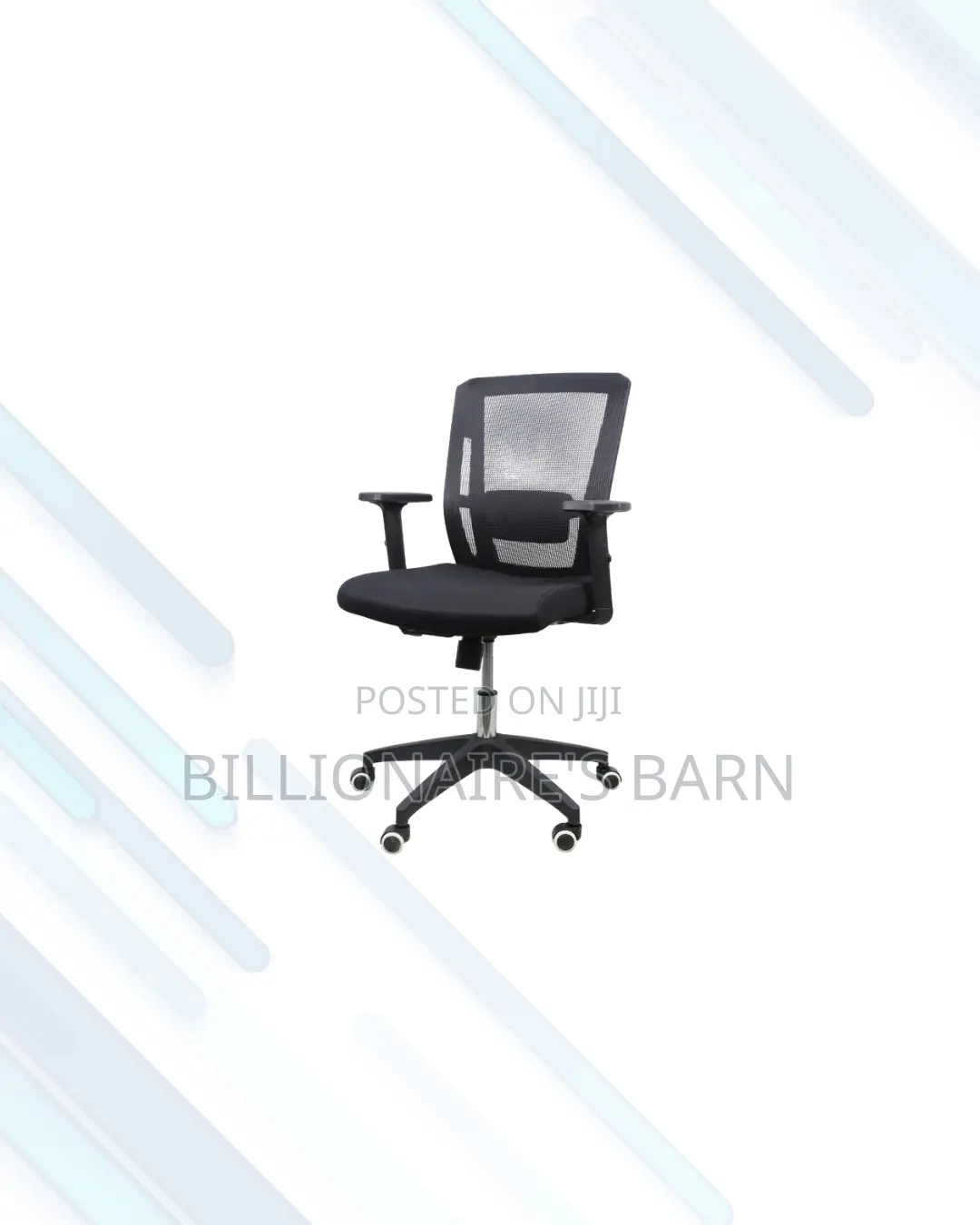 Practical Barn Origin Chair Mid Back Nylon for Daily Office Comfort