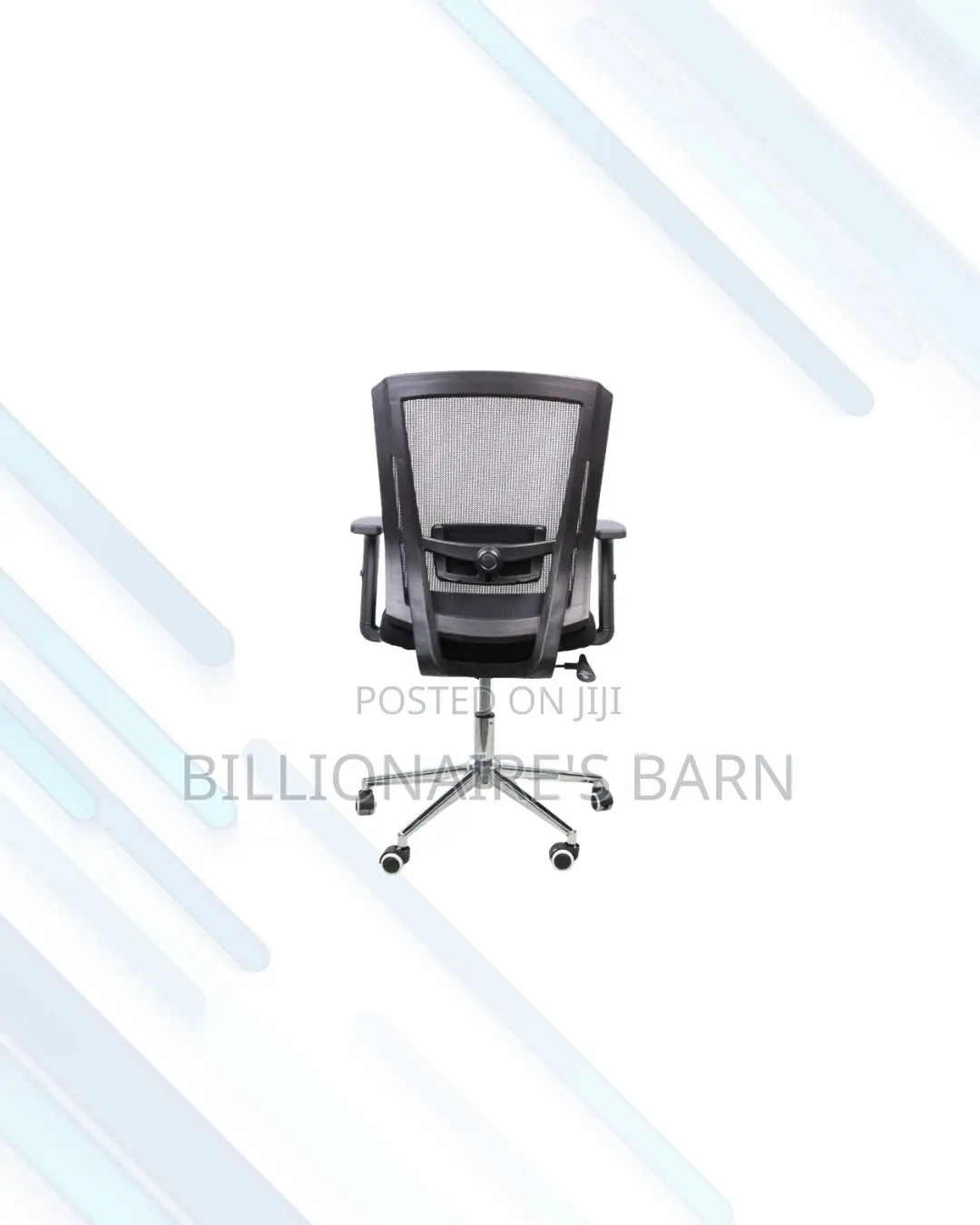 Practical Barn Origin Chair Mid Back Chrome for Daily Office Comfort