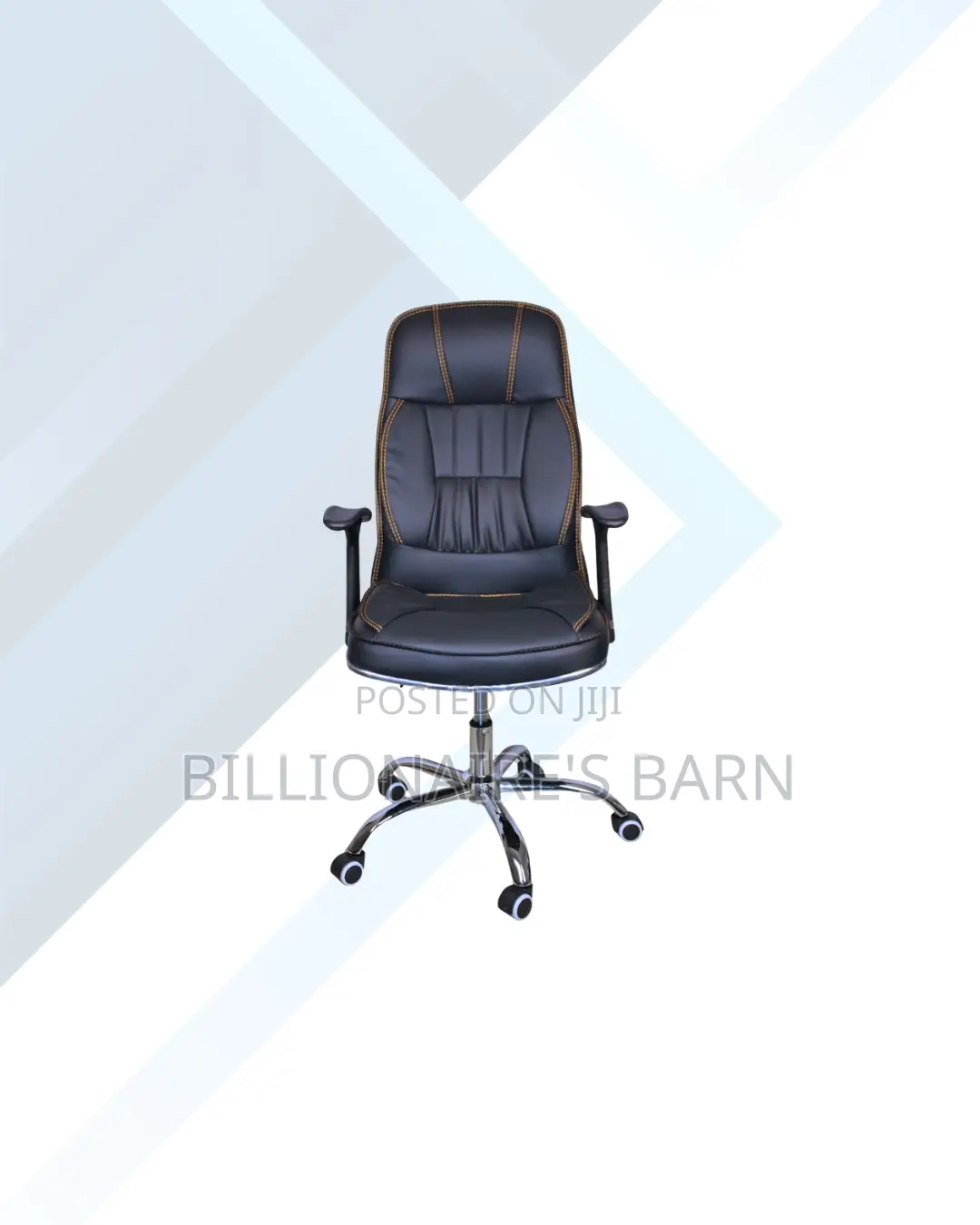 Executive Leather Office Chair High Back for Focused Work Sessions