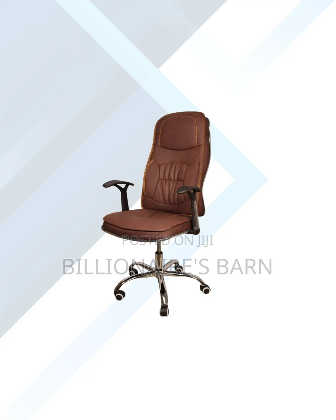Ergonomic Executive Leather Chair High Back for Focused Work Sessions