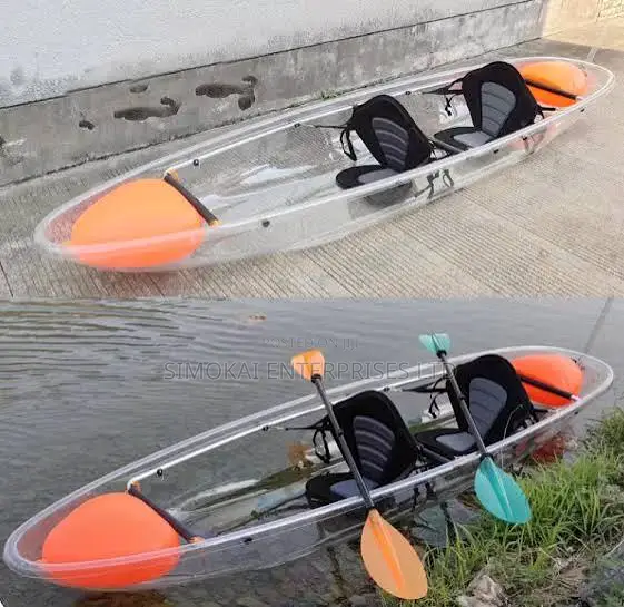 Two-Seater Clear Kayak / Transparent Boat