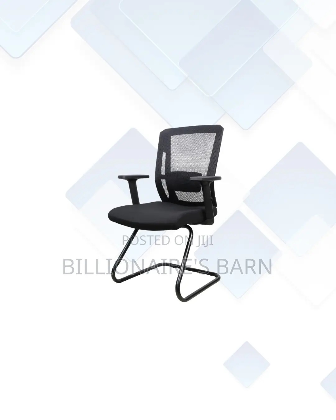 Practical Barn Origin Visitor Chair for Guests for Home Office Use