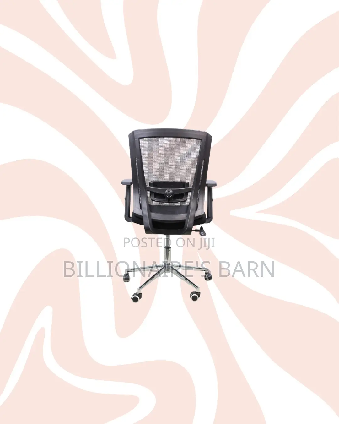 Practical Barn Origin Chair Mid Back Chrome for Home Office Use