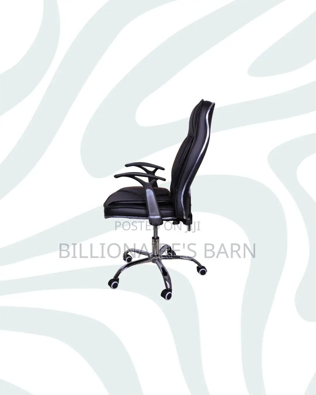 Executive Leather Office Chair High Back for Long Sitting Hours