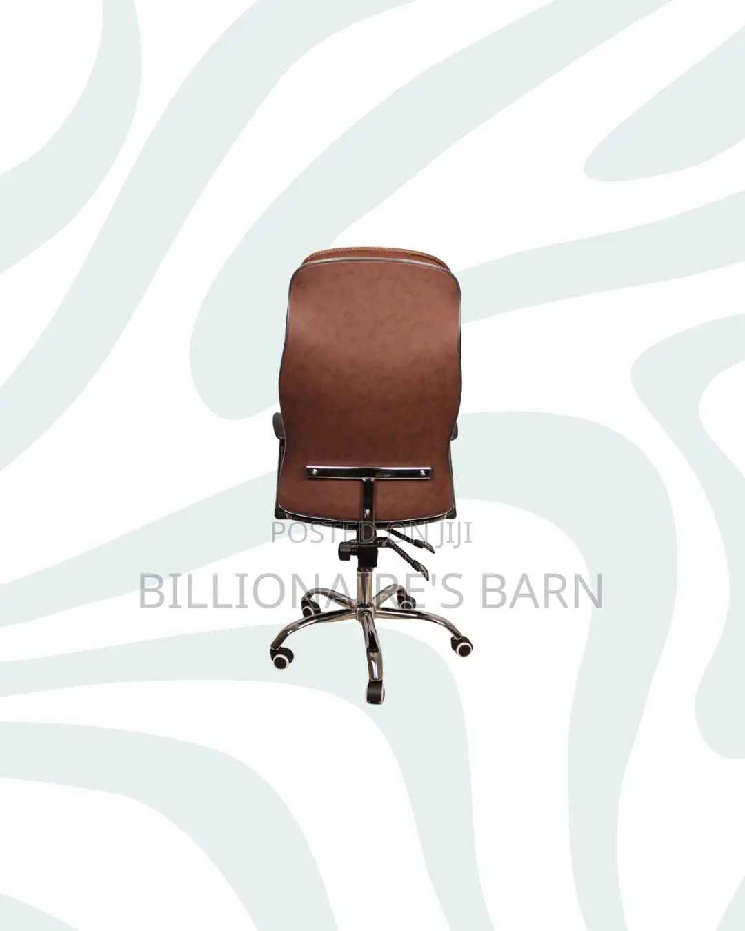 Ergonomic Executive Leather Chair High Back for Long Sitting Hours